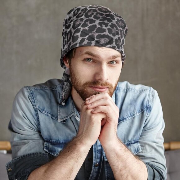 27.5 Inches Satin Head Scarf -Hair Scarf Silk Head Scarf Silk Bandana Silk Hair - Picture 2 of 7